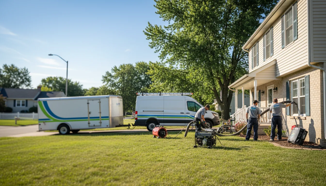 Flooded Basement Restoration And Cleanup With Repair in Big Bay, MI near me